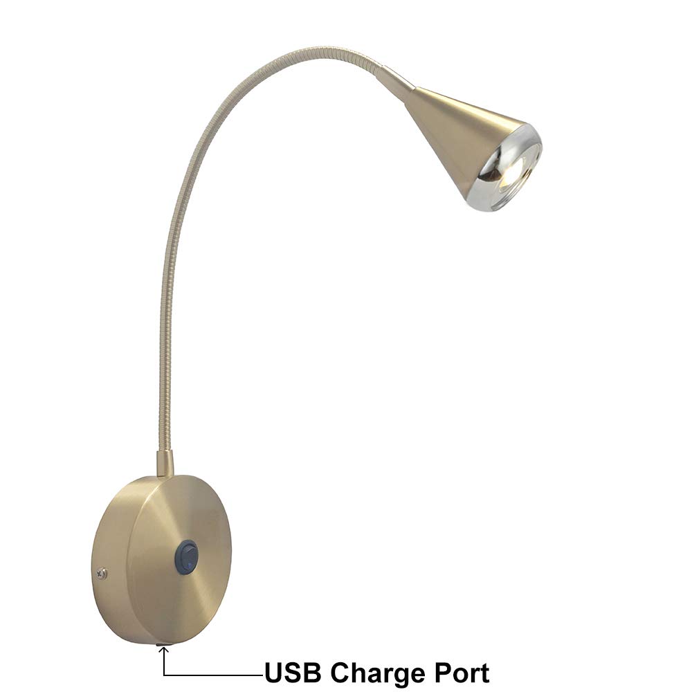 Best Headboard Mounted Brass Reading Light