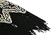 Metme Women's Flapper Dress 1920s V Neck Beaded Fringed Roaring 20s Sequins Dress Black Gold