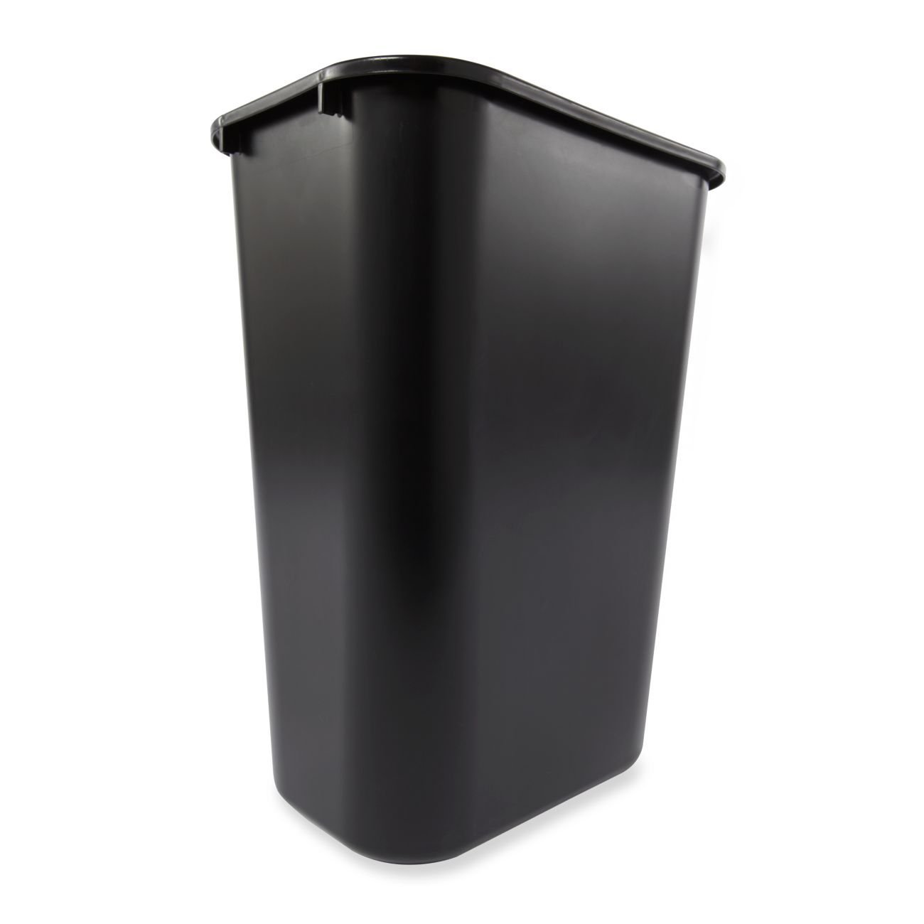 Rubbermaid Commercial Products Plastic Resin Wastebasket Trash Can for Bedroom Bathroom, Office, 10 Gallon/41 Quart, Black (Pack of 4): Industrial & Scientific