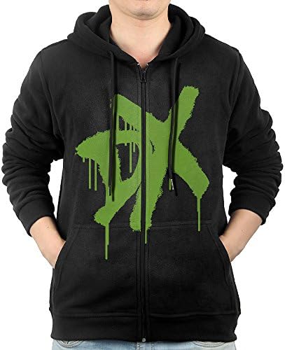 WOfunn Men's WWE D-Generation X Pocket Zipper Sweatshirts
