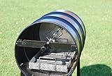 The Rotisserie Barrel Charcoal Chicken Rotisserie with Motor, Spit, Drum