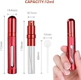 ACWOO 12ml Perfume Atomizer Bottle 5Pcs Window Leakproof Travel Sprayer view 2