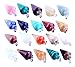 20pcs Mutilcolor Stone Healing Chakra Pendulum Line Cone Pendants Crystal Stone Charms Lot for Women Jewelry Making