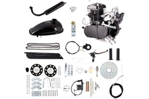 ExGizmo 80cc 2-Stroke Bicycle Gasoline Engine Motor Kit DIY Motorized Bike Single Cylinder Air-cooled