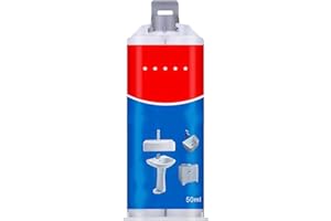 Ceramic Tile Repair Kit, 50ml Porcelain Sink Repair Kit, Ceramic White Filler Paste Professional Adhesive for Ceramics Tile, 