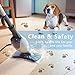 LIGHT 'N' EASY Steam Mop, Floor Steamers for Hardwood and Tile,Lightweight Steam Mops for Laminate Floor,Carpet Steamer,Wood Floor Mop Steam Cleaners,S3101