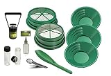 11 pc Prospecting-Mining-Panning Kit- 2- Classifiers 3 Gold Pans,+ MORE!!