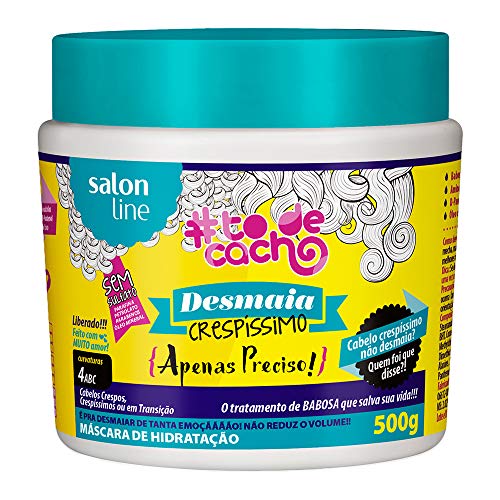 Linha Tratamento Todecacho Salon Line Mascara De Hidratacao Desmaia Crespissimo Apenas Preciso 500 Gr Ihavecurls Moisturizing Mask Relaxing Very Curly I Just Need It Net 17 64 Oz Buy Online