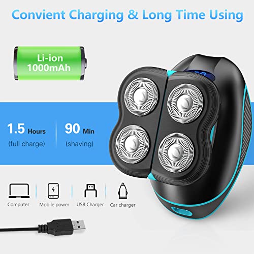 Head Shaver, Head Shavers for Bald Men, 5D Floating Electric Shaver for