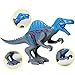 Kolobok Dinosaur Toys Park - Dino World Mini Puzzle - Jurassic Action Figures Set Predator vs Herbivore 8pcs Game Pack
