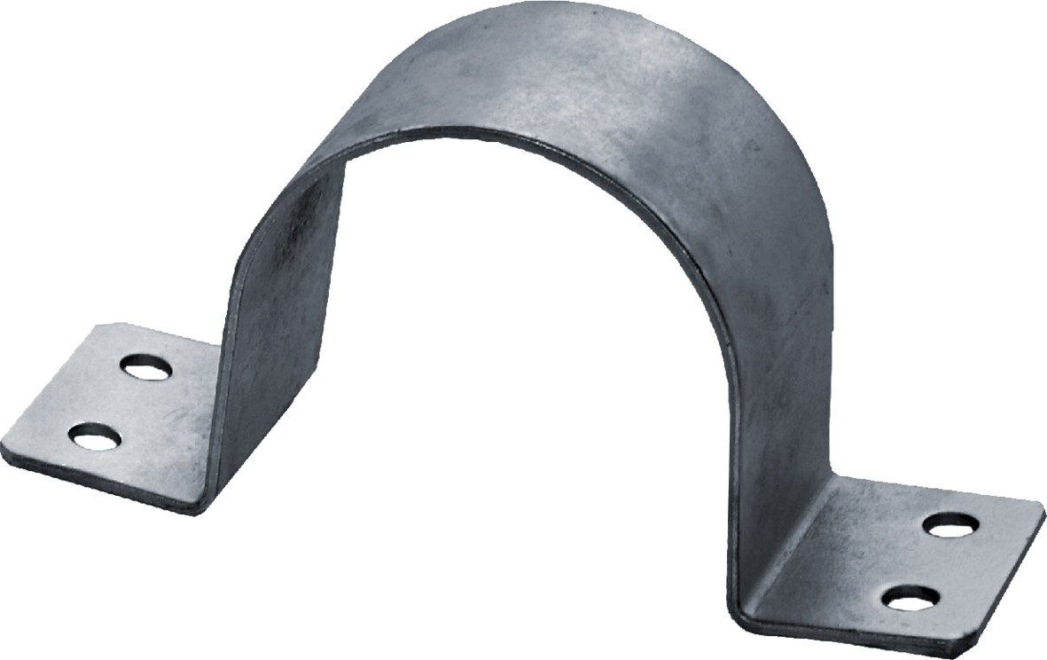 SKT Mast fixing clamp 48 - 50 mm pipe tube bracket steel, galvanized, 48-50 mm BN80-01