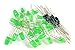 microtivity IL133 5mm Diffused Pure Green LED w/Resistors (Pack of 30)