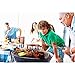 ekSel Grill Oven BBQ Mats & Baking Sheet Cooking Liner Woven Fiberglass Reusable Non Stick 1 Black & 1 Beige; Set of 2