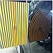 Super PDR Stripe Reflector Board Paintless Dent Removal Repair Tool with Ajustment Holder Yellow