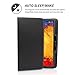 Galaxy Note 10.1 (2014) Case, Snugg - Black Leather Smart Case Cover Samsung Galaxy Note 10.1 (2014) Protective Flip Stand Cover with Auto Wake/Sleep