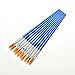10 Pcs/Set Paint Brush Set Nylon Blue Brush Kid Watercolor Drawing Painting By Team-Management
