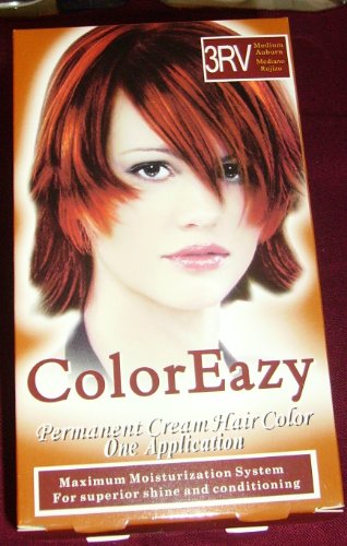 Color Eazy Permanent Cream Hair Color - Medium Auburn