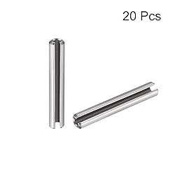 uxcell Slotted Spring Pin - M3 x 12mm 304 Stainless