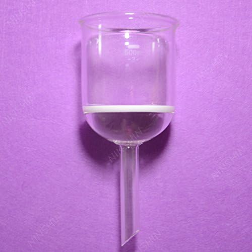 NANSHIN Glassware,Buchner Funnel,500ML,Porosity 3#,G3.3 borosilicate glass,Glass Funnel,Lab glassware