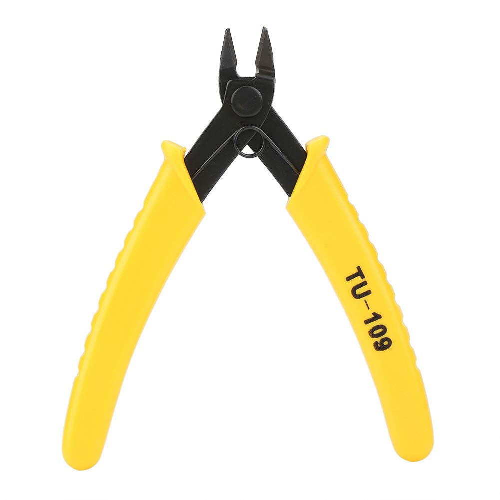 5in Electronic Diagonal Pliers Cable Side Cutting Nippers Wire Cutter Tool Precision Electrical Cable Cutter (20 * 9 * 1.5 cm)
