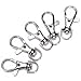 GREEN FABWOOD 5pcs 5/16 Inch Swivel Trigger Snap Hooks Silver-Used for Key Chains, Small Dog Leashes, Hanging Crafts or Decorations, Beading Projects and More