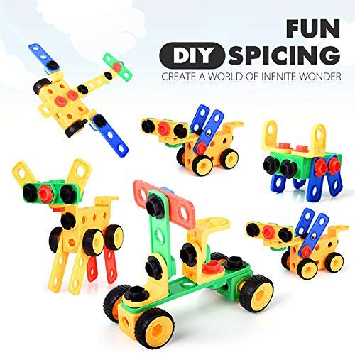 WK- Fun Splicing Building Set- STEM & DIY Toys, Create a World of Infinite Wonder, Original 101PCS, Creative&Hands-on&Fun, Gift for Kids Over Three Years Old