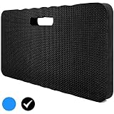 HOOPLE Premium Thick Kneeling Pad, Large Size, Protection Foam Mat Cushion to Kneel on, Gardening Work, Baby Bath, Yoga Exercise, Auto Repair and Other Work. Multiple Applications (Black)