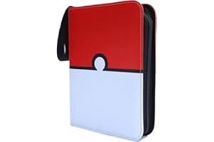 ZIIAID Pokemon Card Binder - 720 Card Collection, 9 Pocket, Zipper Closure, 40 Sheets
