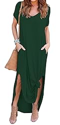 GRECERELLE Women Casual Sundresses Short Sleeve