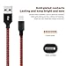 iPhone Charger,4Pack 3FT 6FT 6FT 10FT Extra Long High-Speed Nylon Braided Charging Cable Lightning Cord for iPhone X 8/7/7 Plus/6/6 Plus/6S/6S Plus, SE/5S/5,iPad,iPod Nano 7 - Black and Red