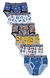 'Black Bear Boys\' Underwear Briefs (Pack of 6), Sports/Cars, Small / 4-6'
