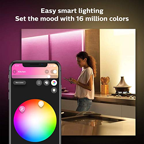 Philips Hue Bluetooth Smart Lightstrip Plus 2m/6ft Base Kit with Plug, (Voice Compatible with Amazon Alexa, Apple… - Image 3