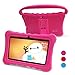 Kids Tablet Kids Pad Tablet - Auto Beyond 7 inch Tablets for Kids Google Android 6.0 with Handle Silicone Case,Per-installed iWawaHome and AR Zoo APP,IPS Display Screen,1GB+8GB,Wi-Fi,Bluetooth (Pink)