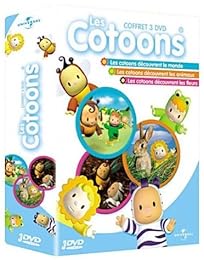 Les Cotoons - Coffret - Les Cotoons Découvrent Le Monde + Les Cotoons Découvrent Les Animaux + Les Cotoons Découvrent Les Fleurs