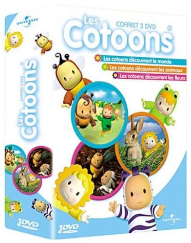 Les Cotoons - Coffret - Les Cotoons Découvrent Le Monde + Les Cotoons Découvrent Les Animaux + Les Cotoons Découvrent Les Fleurs