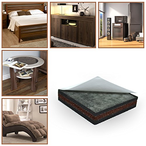 Best Non Slip Furniture Pads 24 Pcs Square Premium 2 Furniture