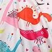 YOUNGER TREE Toddler Kids Baby Girl Cartoon Dinosaur Print Tunic Casual Princess Party Dress (Multicolor, 4-5 Years)