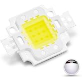 CHANZON High Power Led Chip 10W White 6000K - 6500K | (900mA / DC 9V - 11V / 10 Watt) Super Bright Intensity SMD COB Light Emitter Components Diode Bulb Lamp Beads DIY Lighting