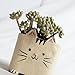 YOURNELO Crude Pottery Cute Animal Plant Flower Pot Succulent Planters Vase (Cat 1)