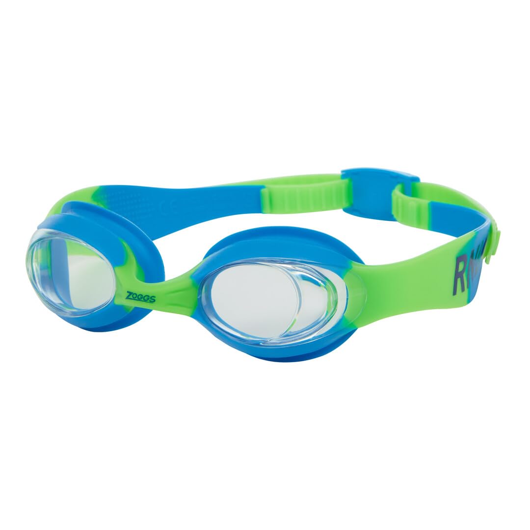 Zoggs RNLI x Little Cadet Kids Goggle, UV protection swim goggles, Quick Adjust Split Yoke Comfort Children’s Goggles Strap, Fog Free Clear Swim Goggle Lenses, Goggles kids 0-6 years