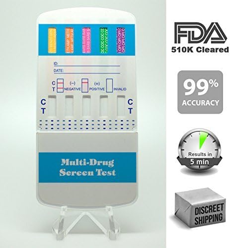 Test for 10 Different Drugs Instantly - COC, THC, OPI, AMP, mAMP, PCP, BZO, BAR, MTD and OXY (1)