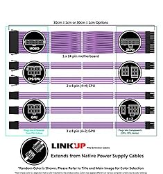 LINKUP - AVA 30cm PSU Cable Extension Sleeved