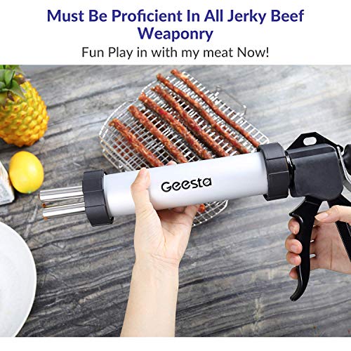 Geesta Jerky Gun, 1 LB Beef Jerky Gun Kit EasyClean Jerky Maker