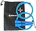 WOD Nation Workout Equipment Adjustable Speed Jump Rope - Blue, Classic Speed Rope - Home Gym & Cardio Equipment - Adjustable Length for Boxing, MMA & Fitness - For Men, Women & Kids