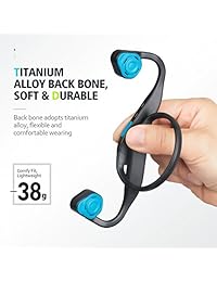 Vidonn F1 tianium inalámbrico conducción ósea Deporte Auriculares