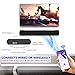 TV Sound System, Sparkwav 2.1 Channel SoundBar for TV 35 Inch 60W Wired and Wireless Bluetooth Audio Home Theater Surround Speakers with 2 Tweeters, 4 Subwoofers, Optical, USB, Wall Mount