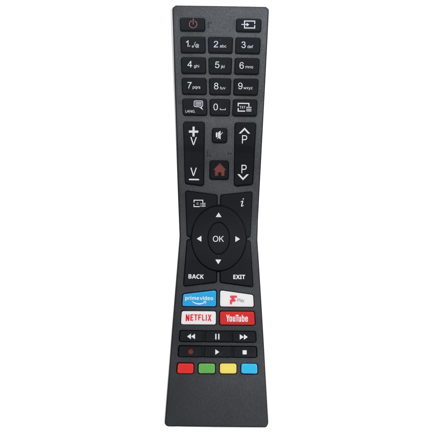 Replacement Remote Control RM-C3338 Fit for JVC LED Smart HD TV LT-43C890 LT-40C890 LT-49C890 LT-43C790(A) LT-32C790(B) LT-43C790 LT-40C790 LT-49C790 LT-24C605 LT-32C605 LT-32C606 LT-32C705