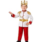 Gorkonpy Prince Costume for Boys Halloween Kids Prince Charming Costume for Toddler Boys