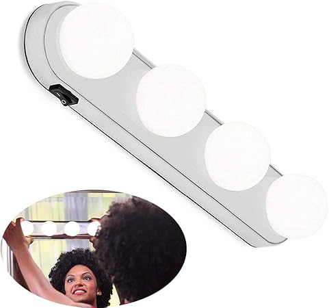 Led Mirror Light Studio Glow Portable Vanity Lights Daylight Simulated Light Makeup Mirror For Bathroom Shaving Room And Travel Amazon Co Uk Kitchen Home