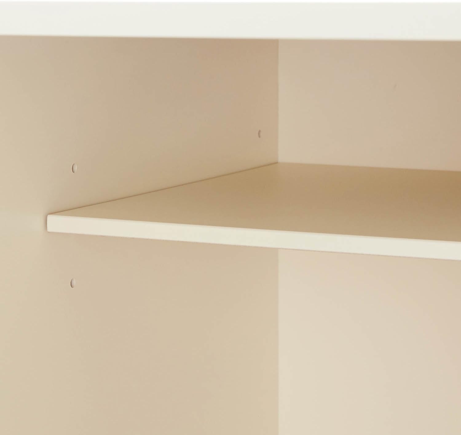 Amazon Co Jp ベルメゾン 猫トイレ 収納カバー 可動 棚 日本製 完成品 キャット トイレカバー アイボリー ペット用品